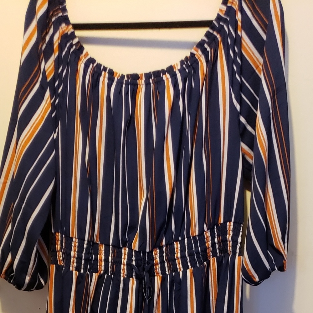 Off the shoulder maxidress